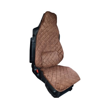 Maty na siedzenia TIR (2 fotele) -PREMIUM brązowy