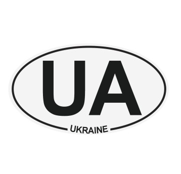 Nalepka "UA" 230x130mm