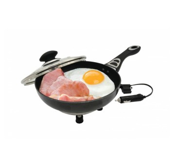 Patelnia elektr.12V 150W fi 20cm z pokrywą CE