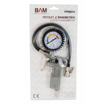 Pistolet z manometrem 15 BAR BAM