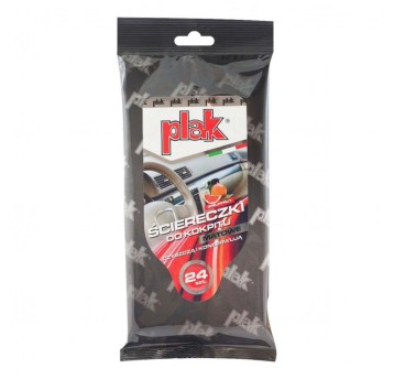 Plak ścier. do kokpitu mat. grejpfrut 24 szt