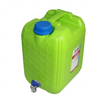 Pojemnik na wode 20L ZIEL.-kran dolny BAM-1