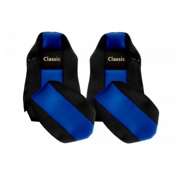 Pokrowce na siedz.materiał-MAN TGX 2 fotele ISRI