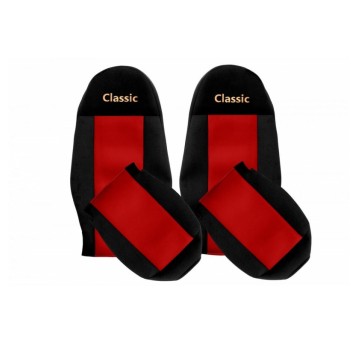 Pokrowce na siedz.materiał-VOLVO FH,FM,FL 2 pasy