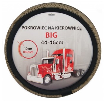 Pokrowiec kier.44-46- BIG czarny/beżowy (M)