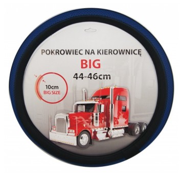 Pokrowiec kier.44-46- BIG czarny/niebieski (M)