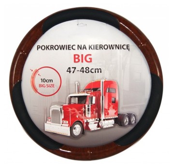 Pokrowiec kier.47-48- BIG czarny/drewno (L)