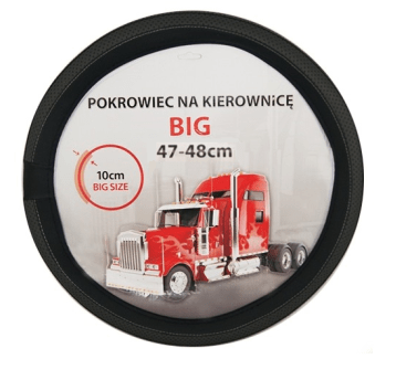 Pokrowiec kier.47-48- BIG czarny/szary (L)