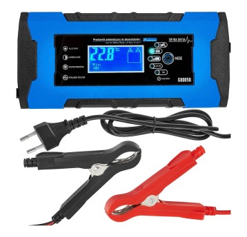 Prostownik COMPACT 12V/24V 10A/5A LCD
