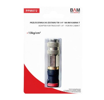 Przejścówka do zest.TIR 1/4"- na RVI kabina T
