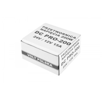 Przetwornica 24/12V -reduktor 15A DC-200-PRO