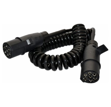 Przewód spir.el. z wtykami N plast.