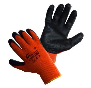 Rękawice latex-bawełna dziane DRAG OCIEPLANE-12par