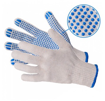 Rękawice robocze nakrapiane -12 par