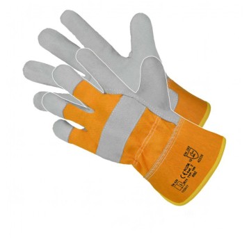 Rękawice skóra bydlęca -żółte (RBZ) 12 par