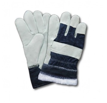 Rękawice skóra kozia RLS OCIEPLANE -12 par