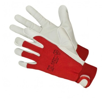 Rękawice skóra kozia rzep (Rtop-EX) OCIEPL r.10