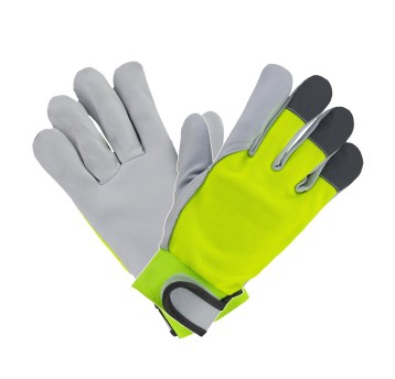 Rękawice skóra kozia rzep (Rtop-FLUO) r- 8 12 par