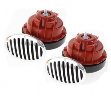 Sygnał dżwiękowy 24V tubowy kpl 2szt.