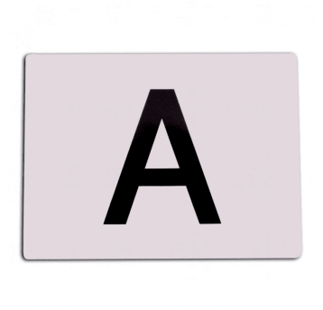 Tablica "A" 40x30cm-gładka odblask