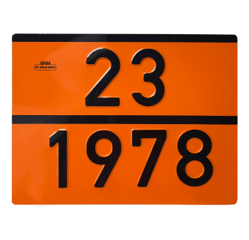 Tablica "ADR" -23/1978 propan