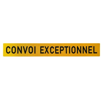 Tablica CONVOI EXCEPTIONNEL 1900x250mm przód IIIge
