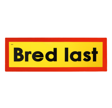 Tablica na poj.dlugie "BRED LAST" (1 szt)