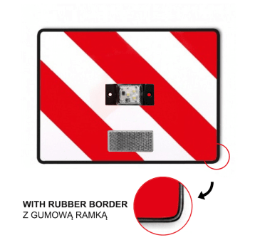 Tablica p/gab.z ośw.LED białym 30x40cm P-ramka