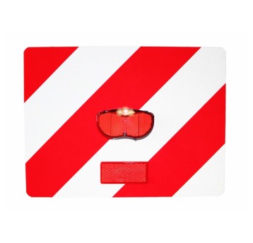 Tablica p/gab.z ośw.LED czerw.bateria 30x40cm L