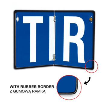 Tablica "TIR" 40x25cm-składana ramka
