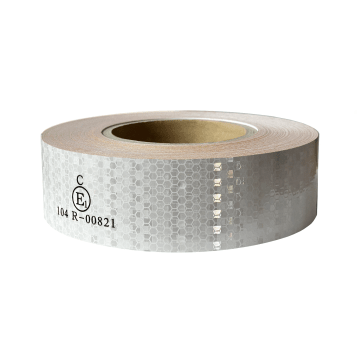 Taśma odbl.ostrzeg.BIAŁA -szer.5cm -rolka 45m