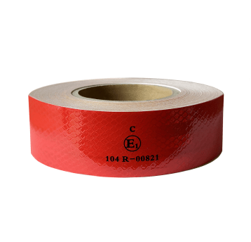 Taśma odbl.ostrzeg.CZERWONA -szer.5cm -rolka 45m