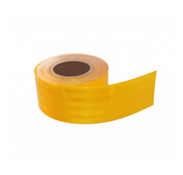 Taśma odbl.ostrzeg. ŻÓŁTA spec.szer.8cm -rolka 45m