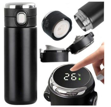 Termos turystyczny 420ml z termometrem LED