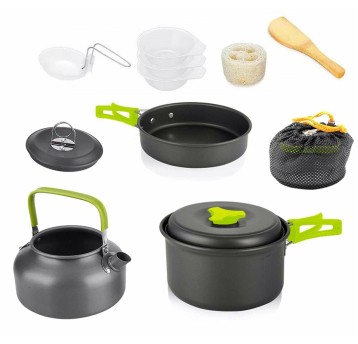 Turystyczny zestaw do gotowania 11 el.