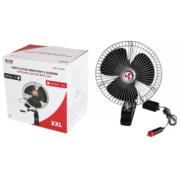Wentylator obrot.10" klips-XXL 24V BAM CE