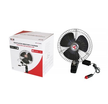 Wentylator obrot.8" klips-XL 24V 20W BAM CE