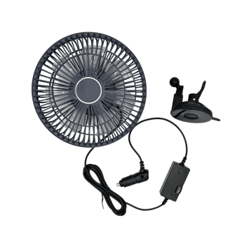 Wentylator obrot.9" przyssawka 24V TURBO MAX
