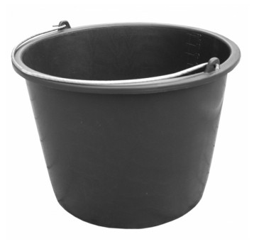 Wiadro plast.20L czarne