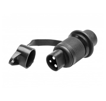 Wtyczka 12V 3-styk.plastik -10 szt