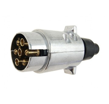 Wtyczka 12V 7-styk.alum.