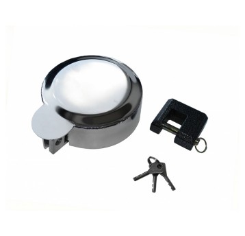 Zabezp.wlewu paliwa-fi 80 pełne INOX +kłódka