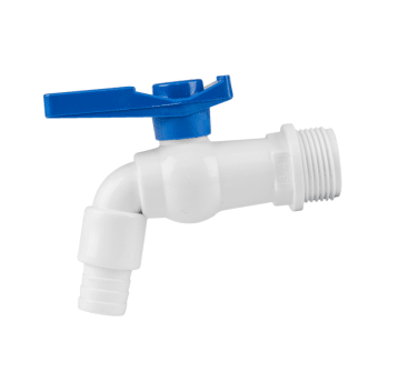 Zawór 3/4"x1/2" plastik.z wyjściem na wąż