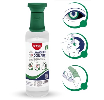Zestaw do płukania oka PVS- 0,5 L sól fizjolog.