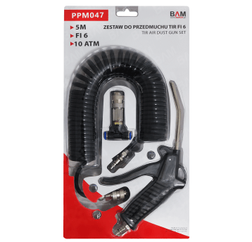 Zestaw do przedm.TIR-fi 6 BLACK- 10 atm 1/4"-6-6mm