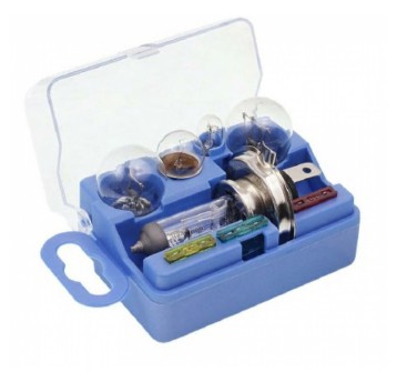 Zestaw żarówek 24V -H7,P21W, P21/5W, W5W, R5W+bezp